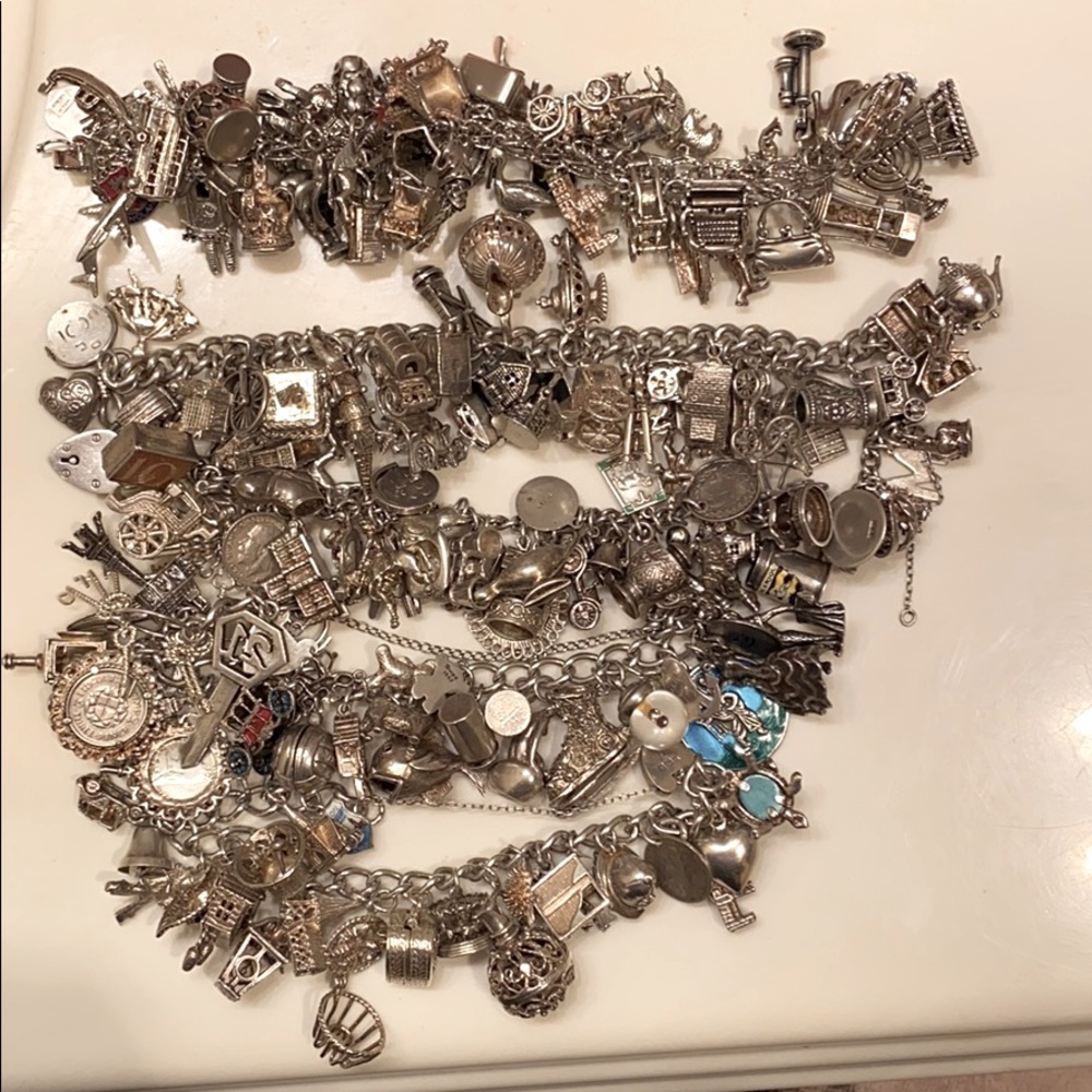 5 Munkacsi Estate AUTHENTIC CHARM BRACELETS!!!